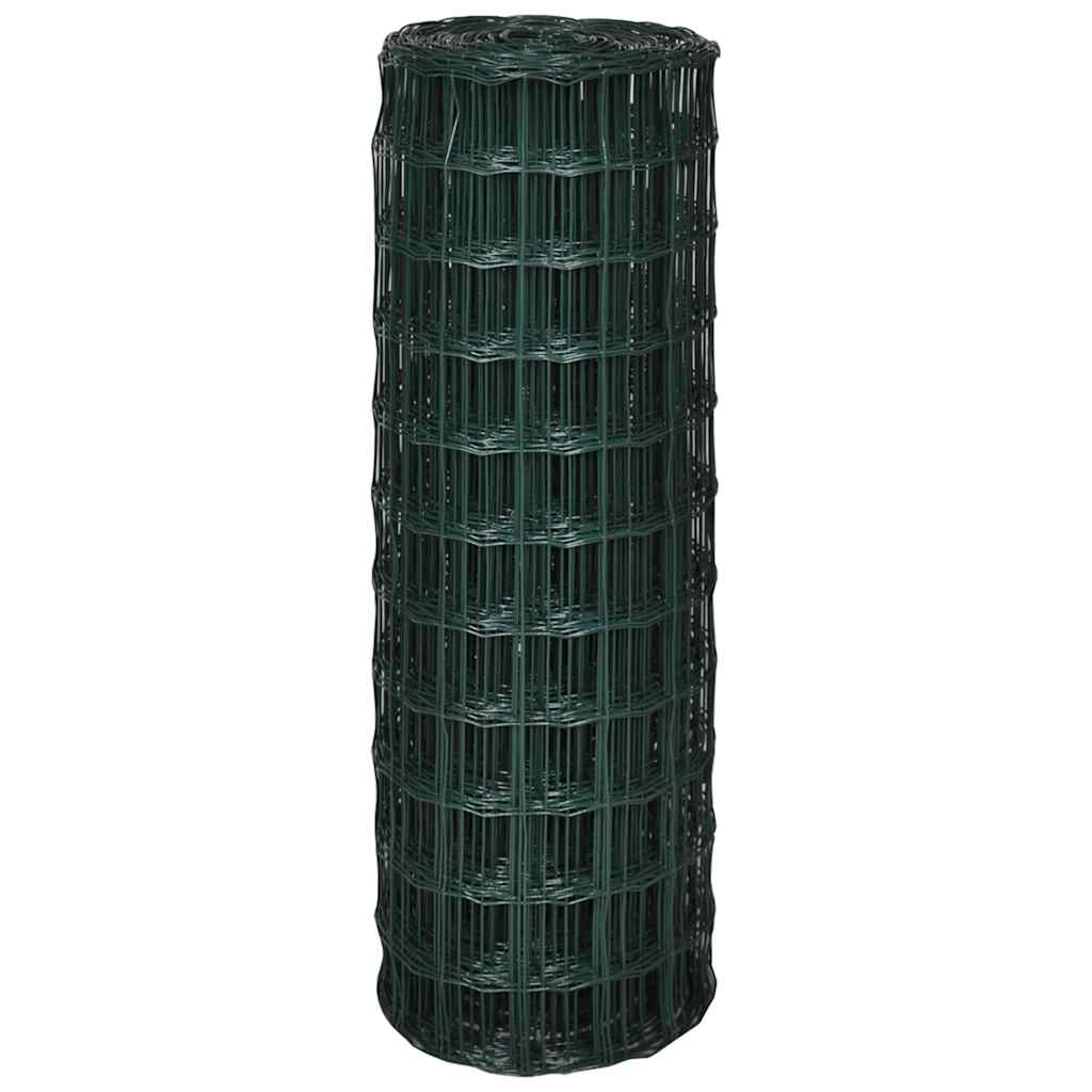 Vidaxl HEK 25x1.0 m de acero verde