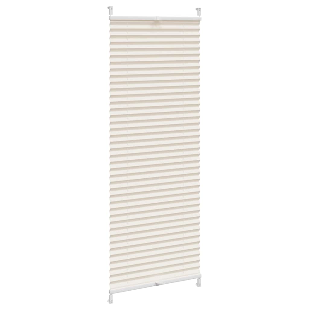 Vidaxl plisséjaloezie 40x100cm crèmekleurig