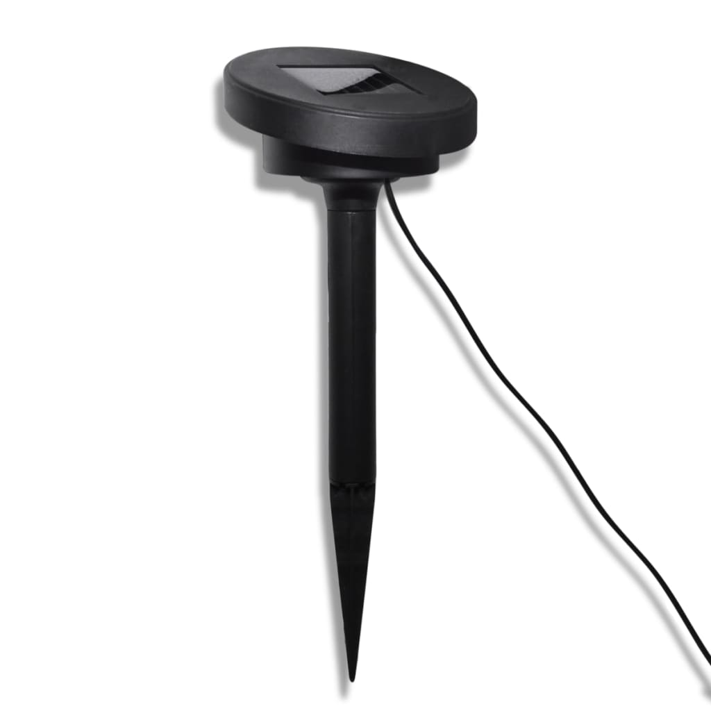 Vidaxl SolarBollampen 3 ST LED con anclajes de tierra y panel solar