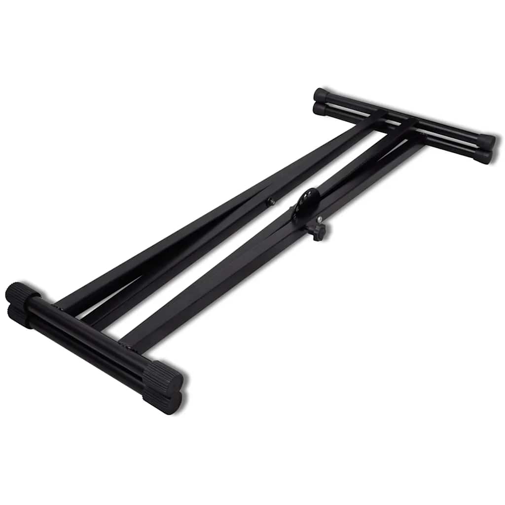 Vidaxl Regolable Keyboard Stand Double X-Frame