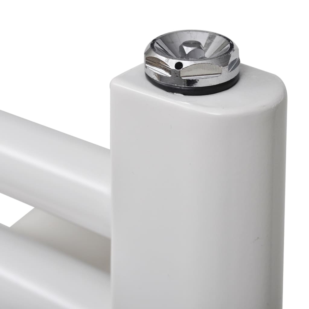 Rejilla de toalla de radiador de Vidaxl recta 600x1160 mm