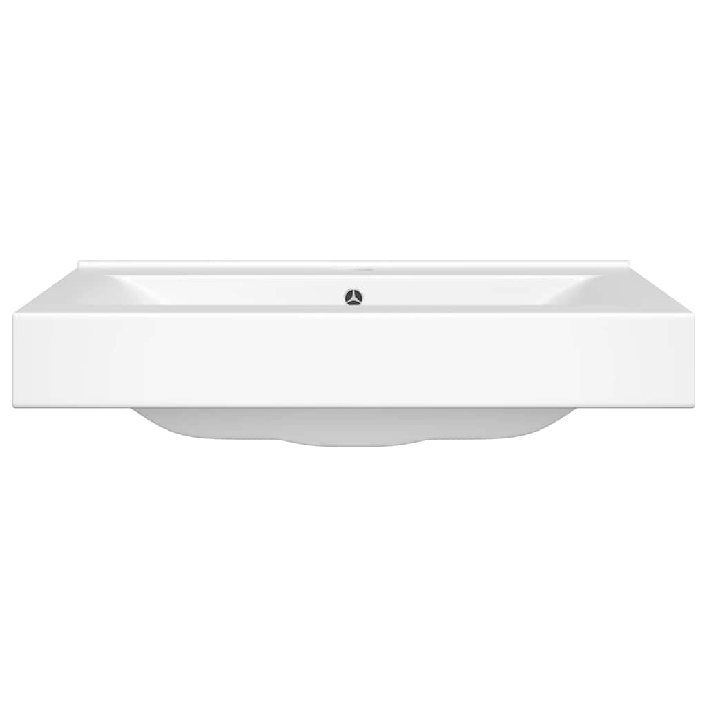 Vidaxl Washbasin con agujero de grúa rectangular 60x46 cm de cerámica blanca
