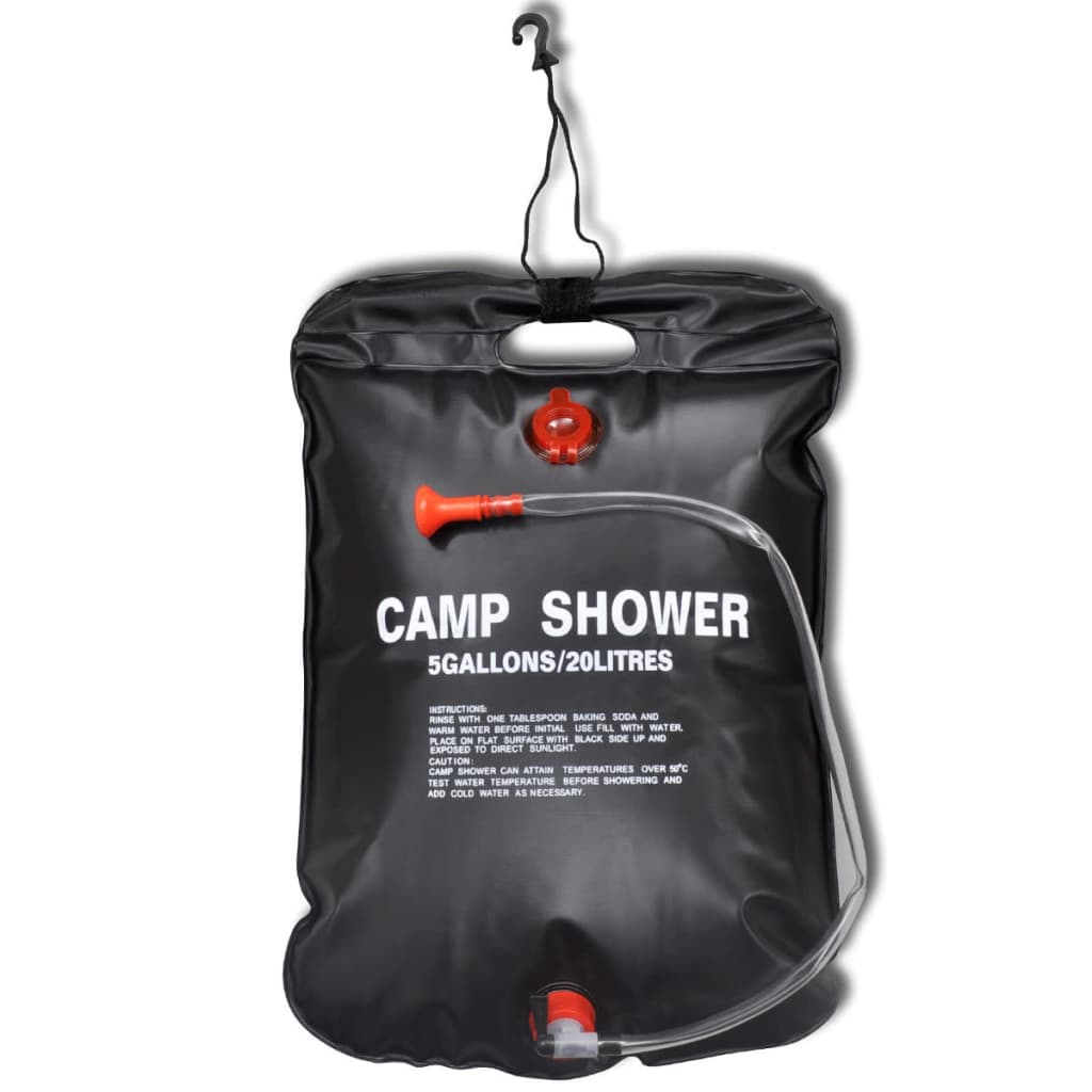 Vidaxl Camping Shower 2 St Solar 20 L