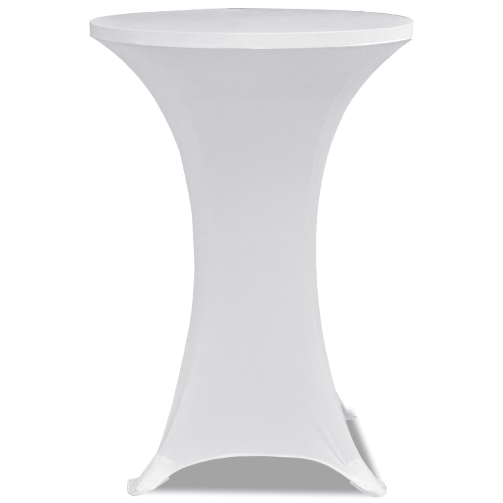 Vidaxl Stand Table Cover Stirk Ø60cm White (2 piezas)