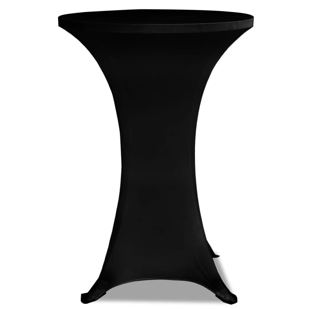 Vidaxl Stand Table Copertura Valuta Ø60 cm Nero (2 pezzi)