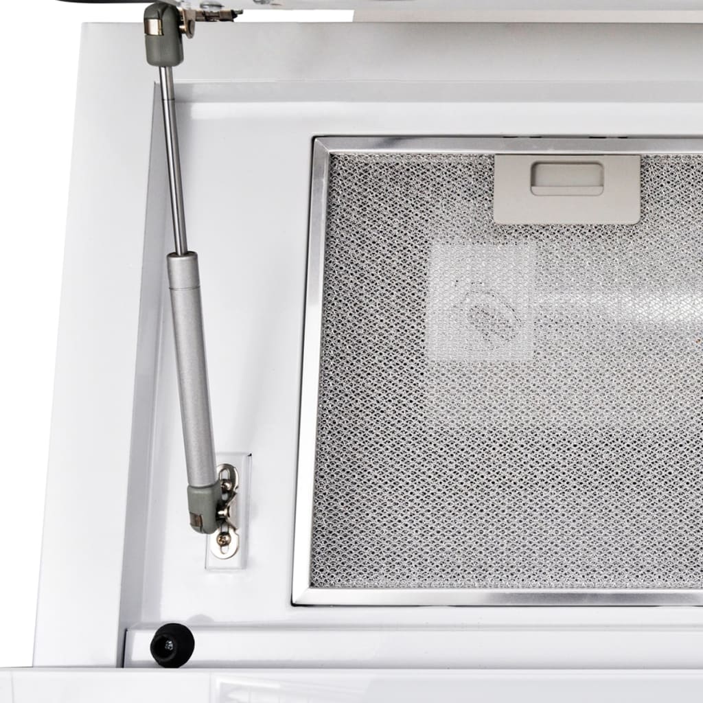 Vidaxl Extractor Hood 600 mm de vidrio templado blanco