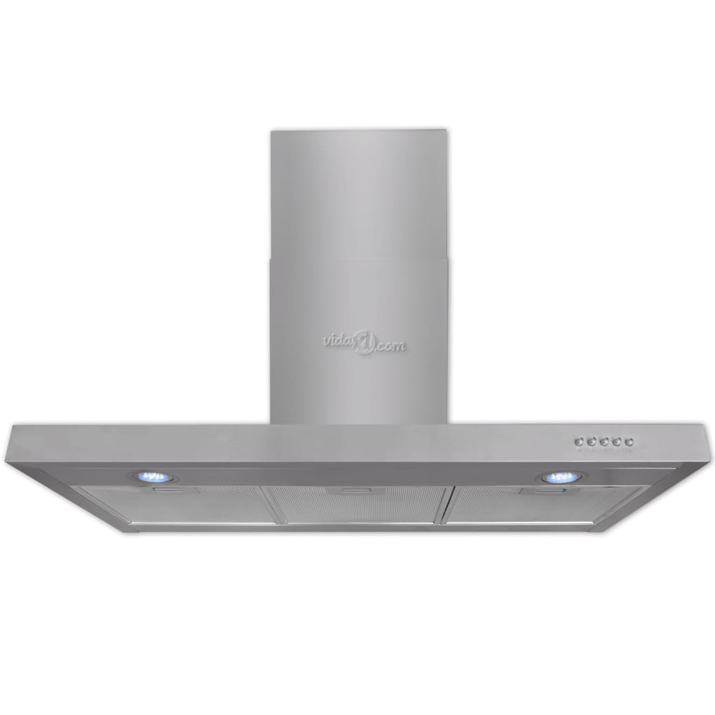 Vidaxl Extractor Hood Flat 900 mm de acero inoxidable