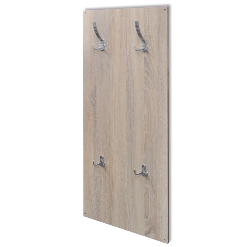 Vidaxl Abbattine da scarpe a 3 pezzi Set di quercia in legno e bianco
