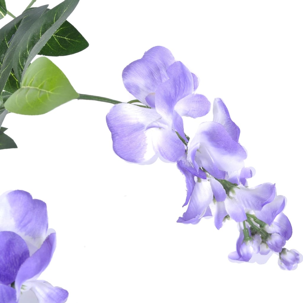 Vidaxl Planta Artificial Blue Rain con maceta de 120 cm