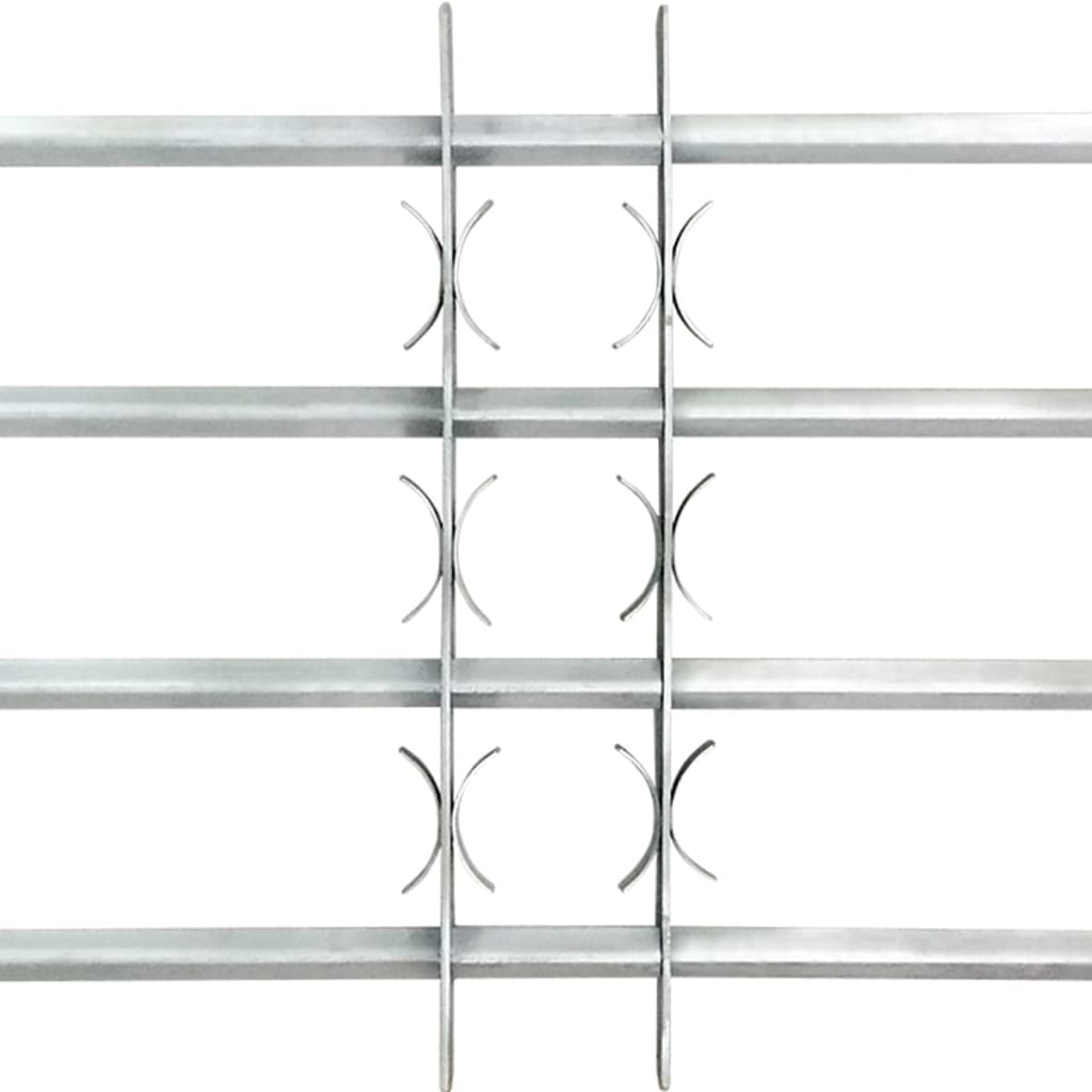 Protezione della finestra Vidaxl Regolabile con 4 rods incrociati 700-1050 mm