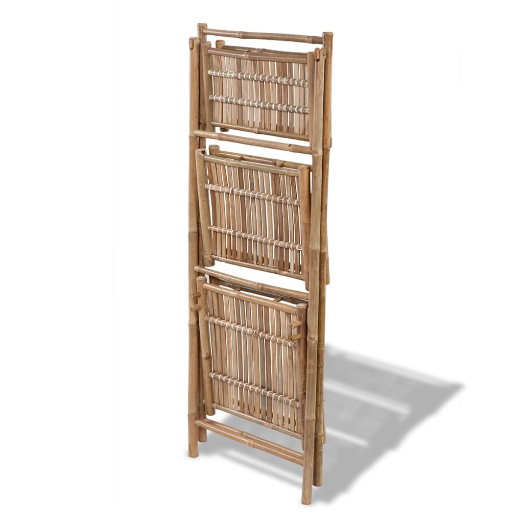 Vidaxl Rack de 3 capas plegable de 3 capas