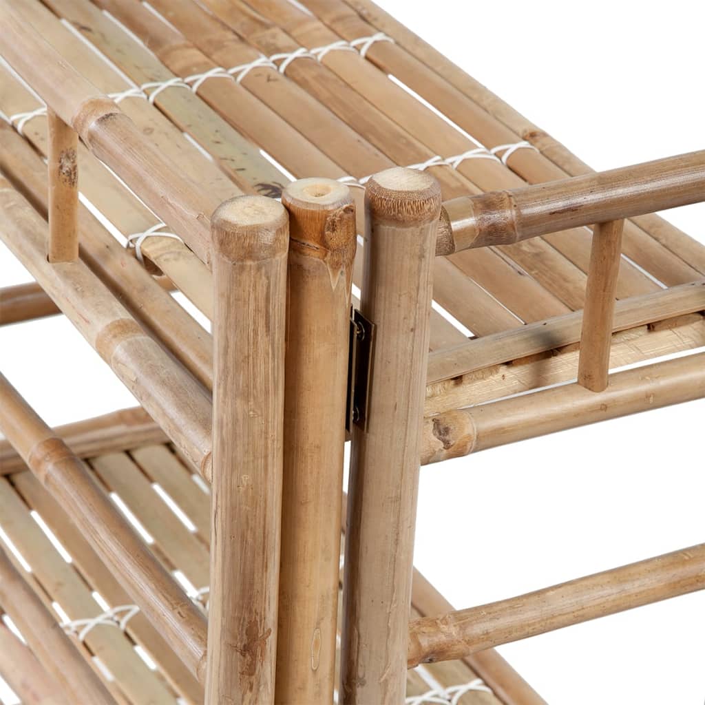 Vidaxl Plant rack Bamboo con 3 assi