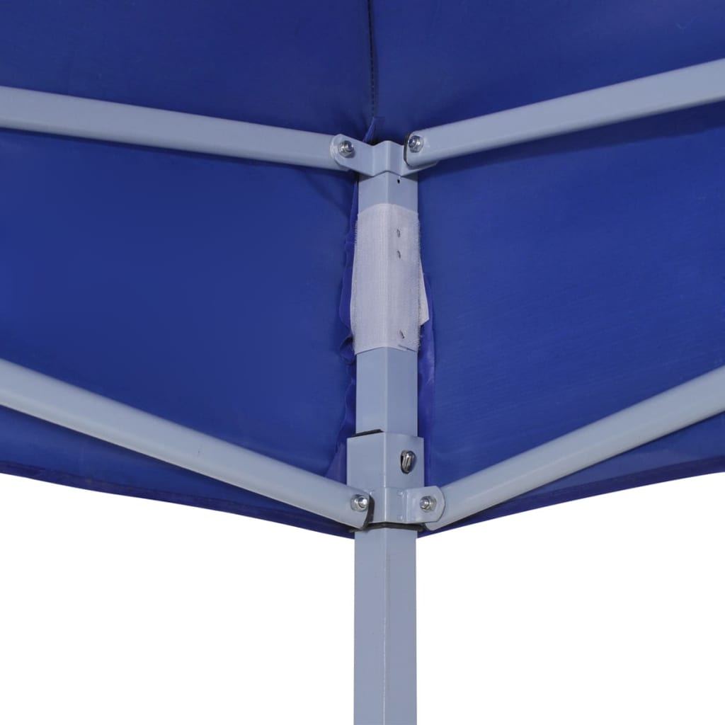 Tenda pieghevole Vidaxl 3x3 m blu