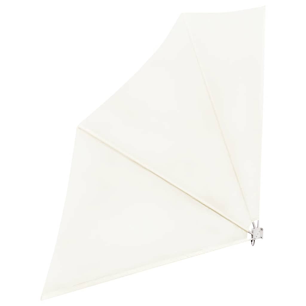 Vidaxx mampara de balcón plegable 140x140 cm crema