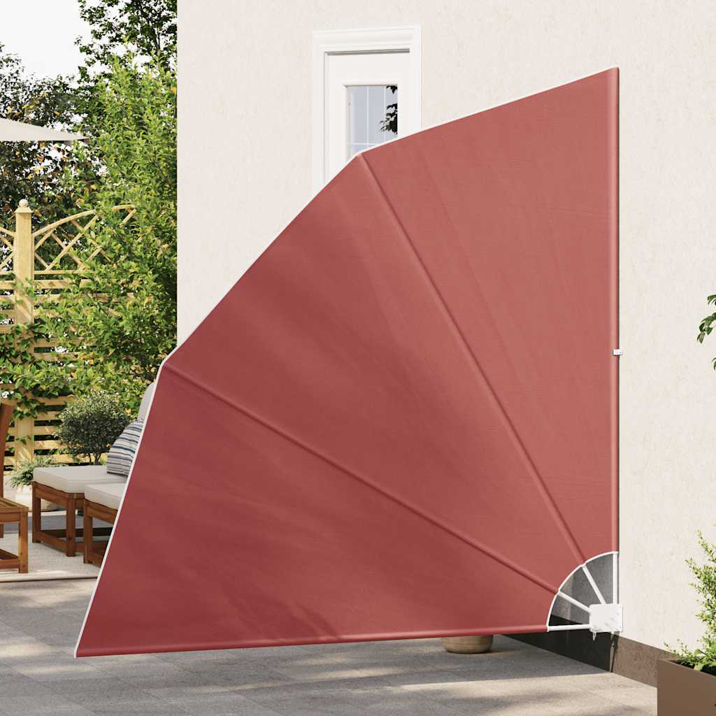 Paravento per balcone pieghevole Vidaxx 210x210 cm color terracotta