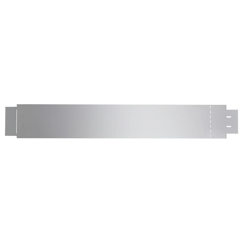 Vidaxl 5 st Brassboard flexible 100x14 cm de acero galvanizado