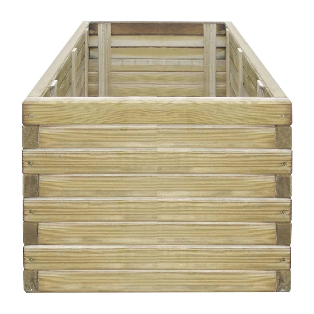 Vidaxl Sembradora Insertada Rectangular 100x50x40 cm de madera