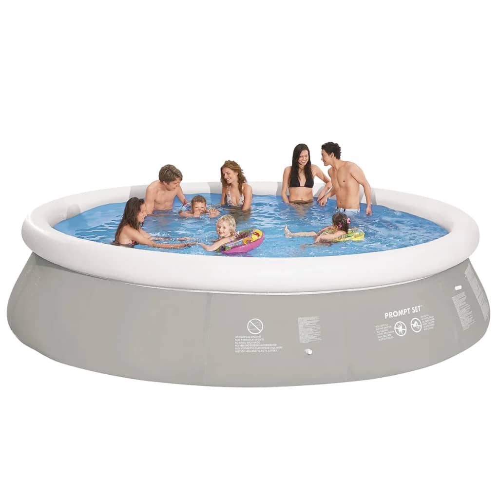 Jilong piscina redonda hinchable 450x122 cm gris