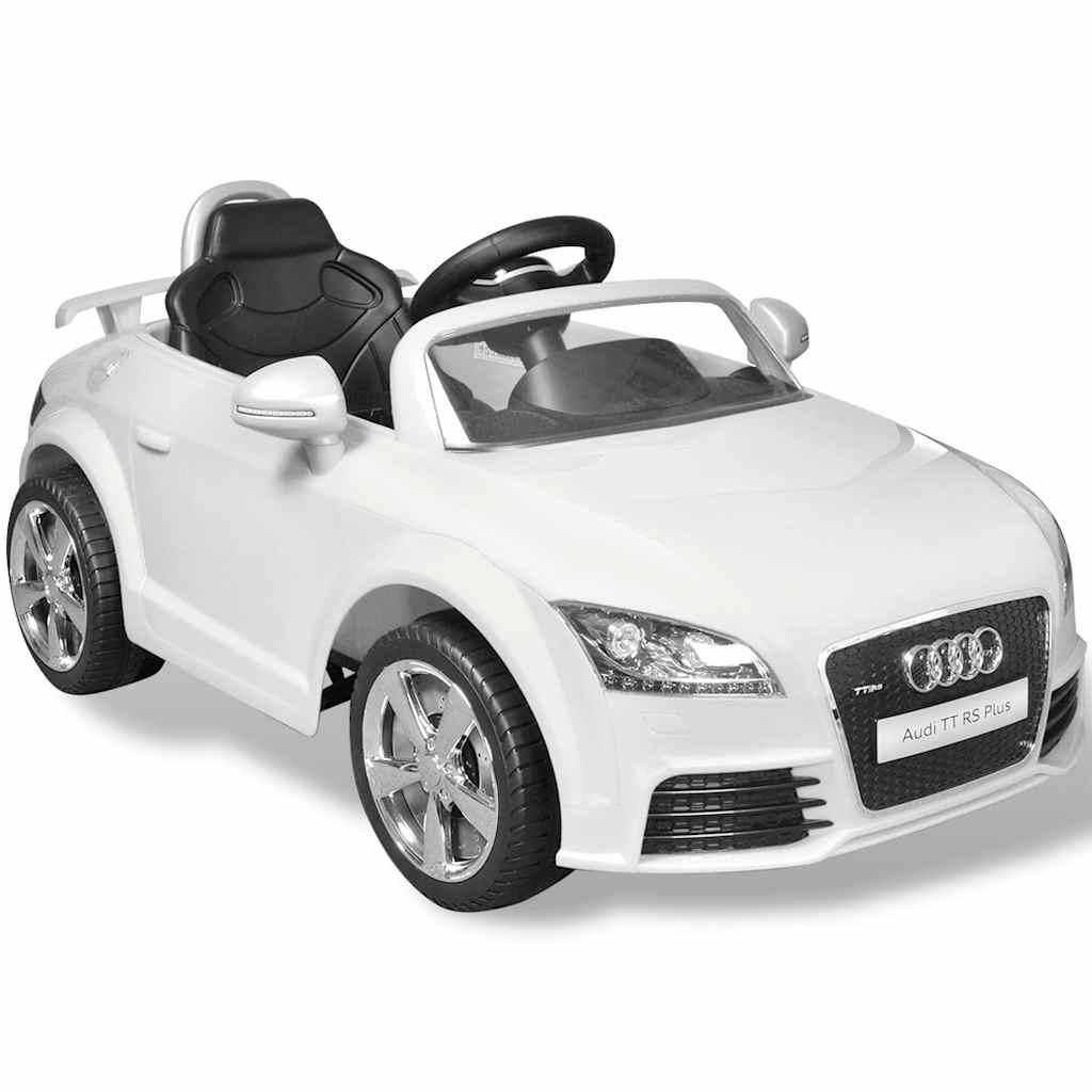 Vidaxl Electric Auto Audi TT Rs con telecomando bianco
