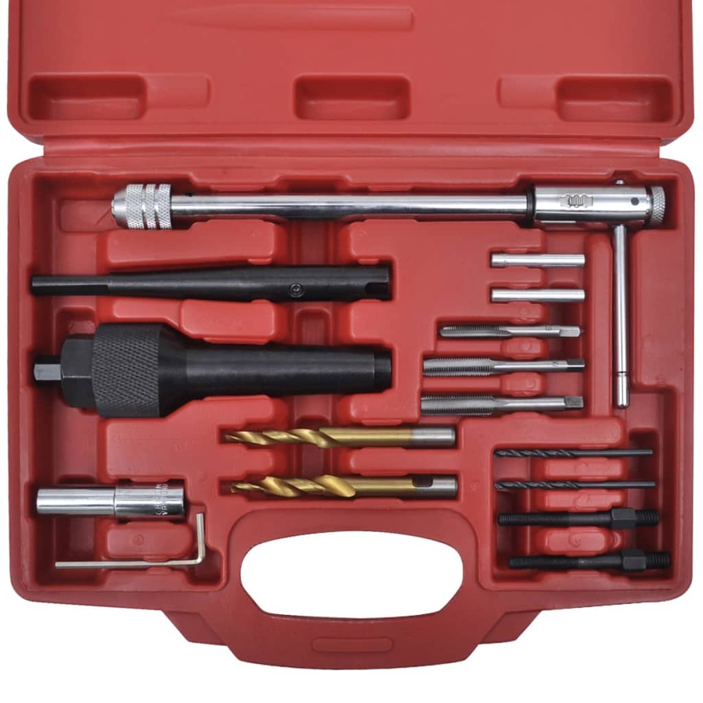 Vidaxl Glow Plug Key Set 16 pezzi