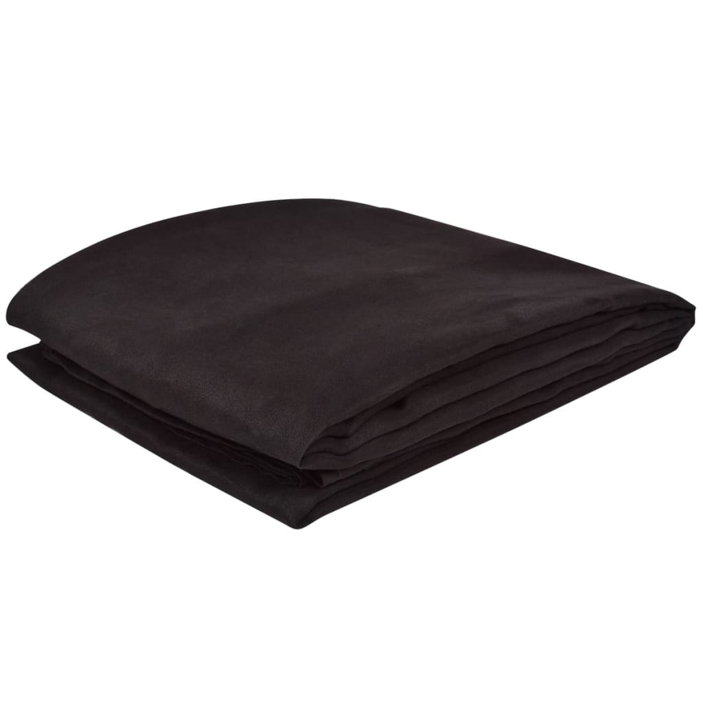 Vidaxl Bank Cover Microsuede Brown 140 x 210 cm