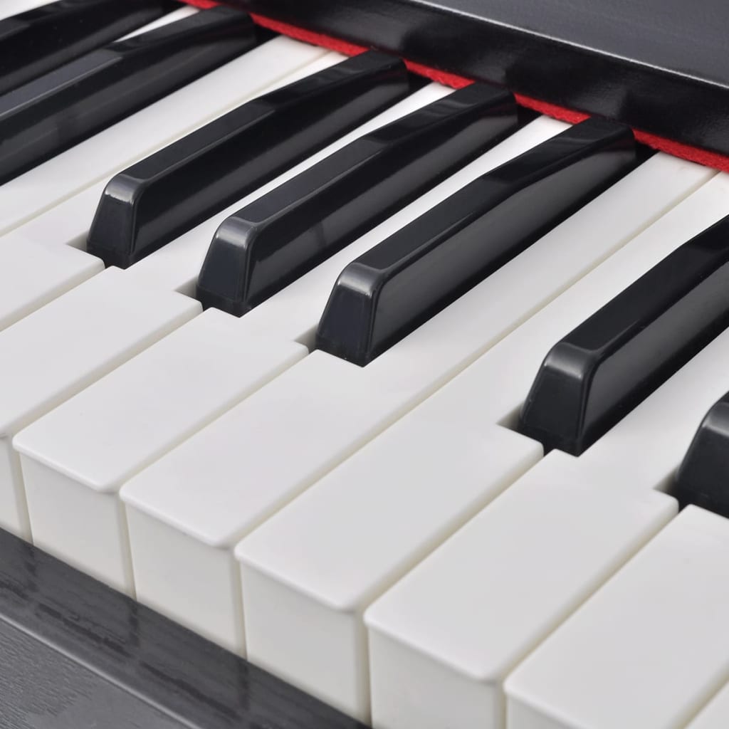 Vidaxl Piano digitale con pedali 88 tasti neri