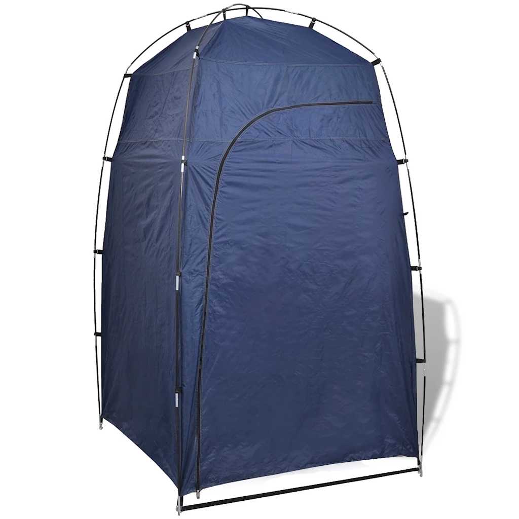 Vidaxl Shower-WC che cambia la tenda blu