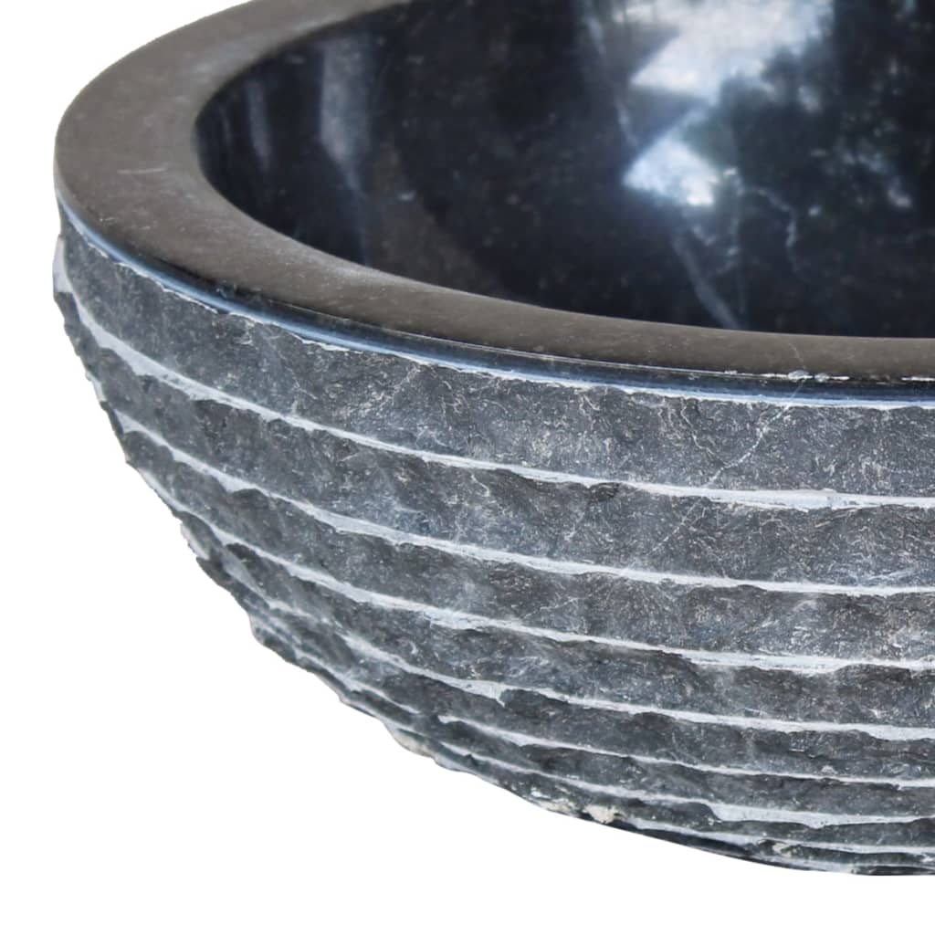 Vidaxl Washbasin 40 cm in marmo nero