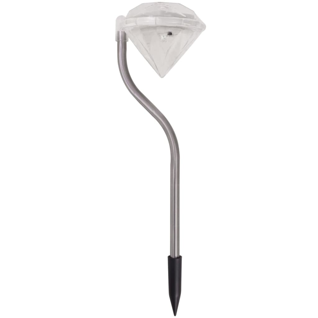 VIDAXL Solar Energy LED LAMPAGGIO 6 pezzi 9x7.8x29,5 cm
