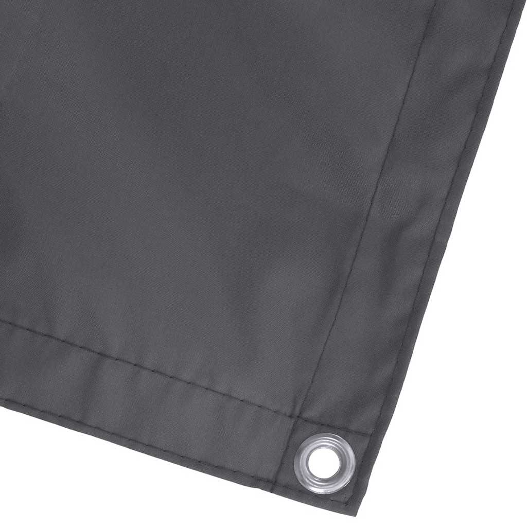 Pantalla de balcón Vidaxl 90x600 cm Oxford Fabric anthracite