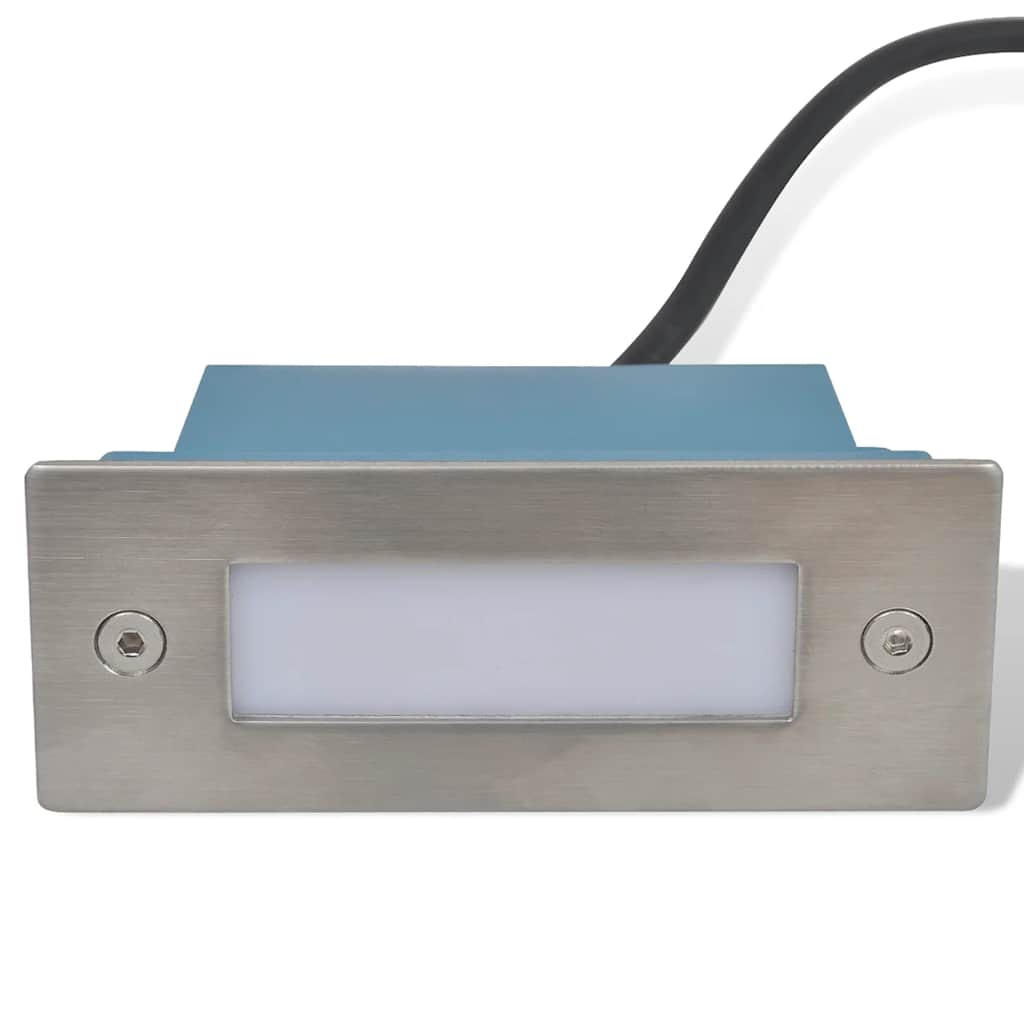 Vidaxl trapinbouwspots 6 st led 44x111x56 mm