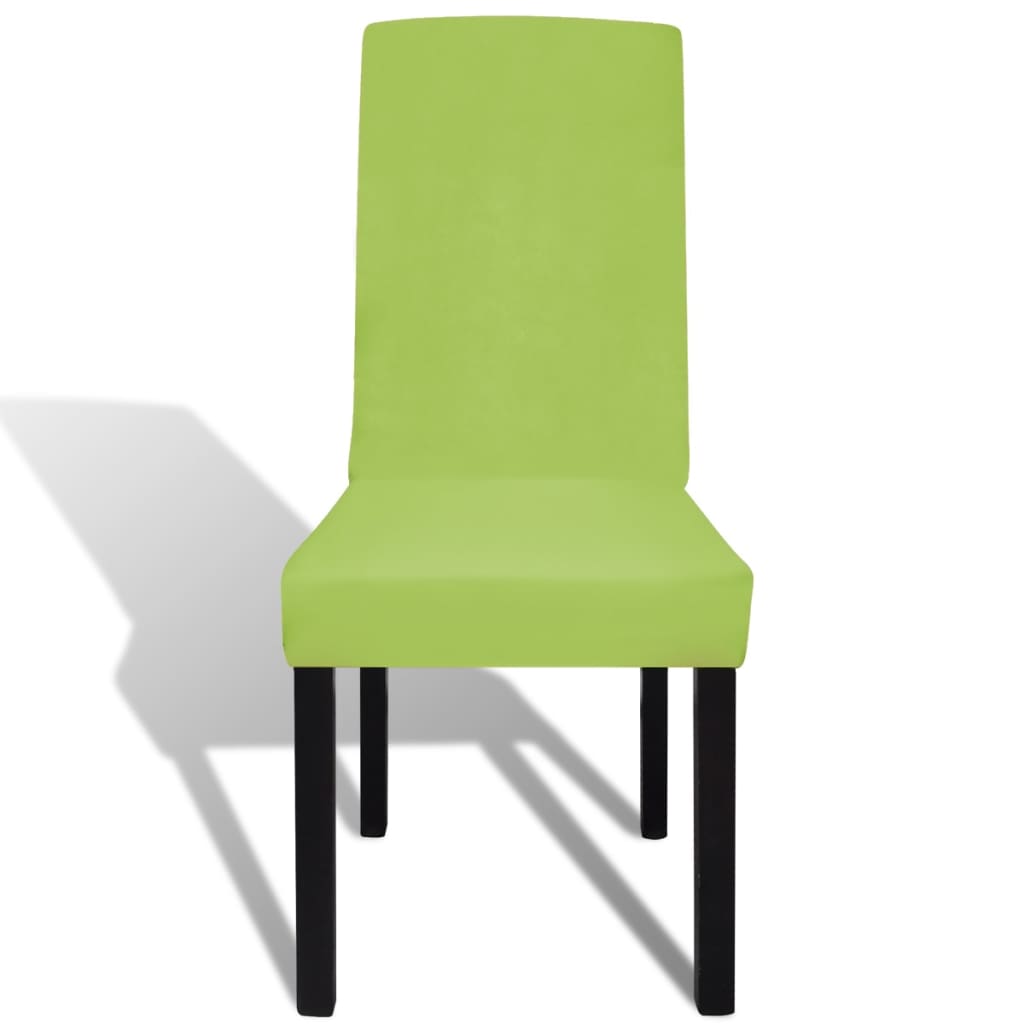 Vidaxl Coperture per sedili 4 St Elastica dritta verde