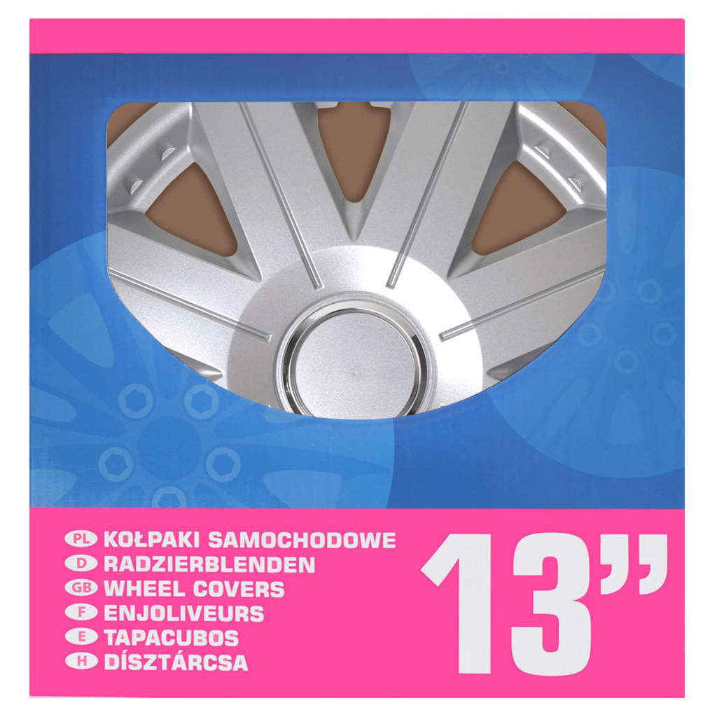 Proplus HubCaps 4 St Cosmos 13 '' Silver Coloted