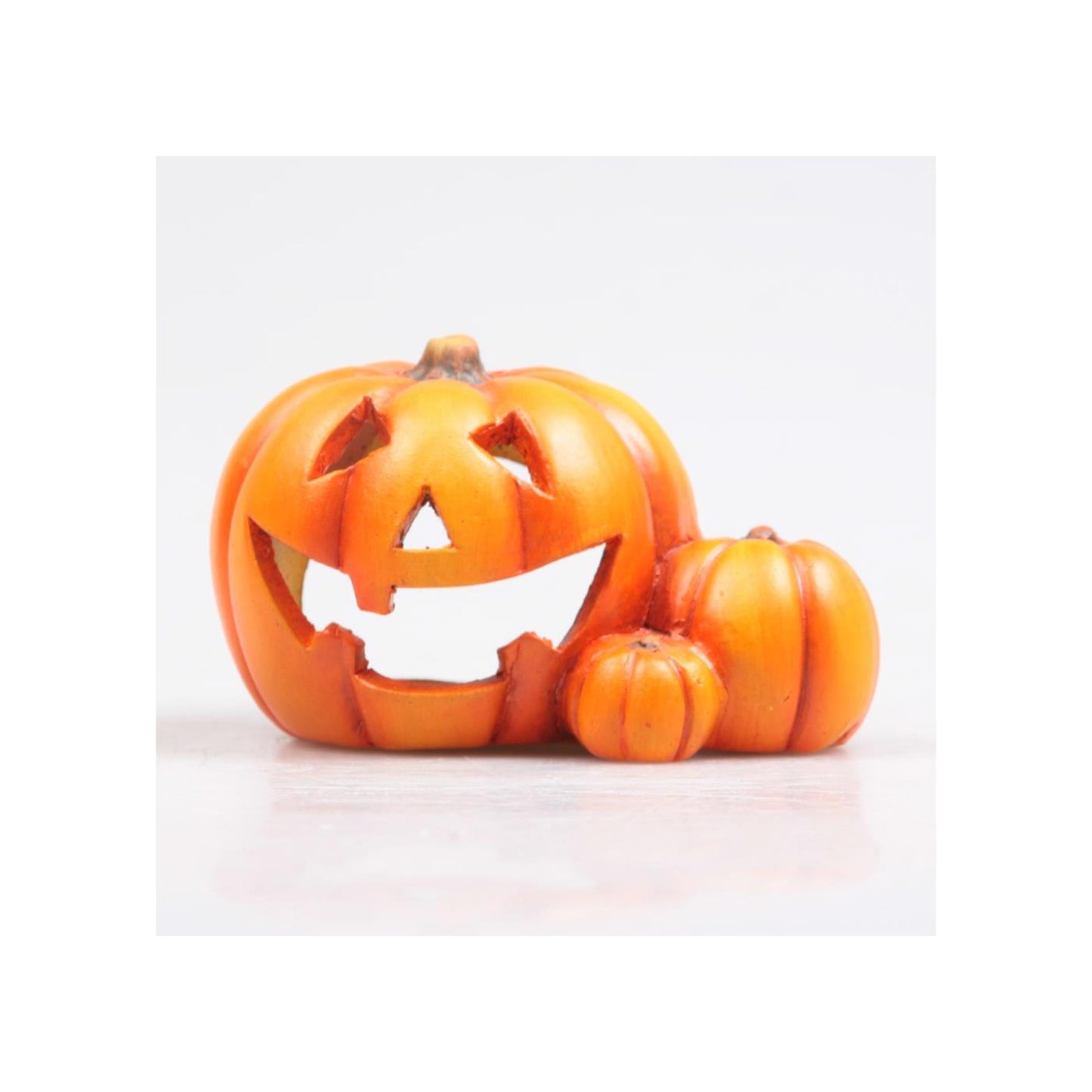 Juego de 3 portavelas con forma de calabaza y animales de Farmwood