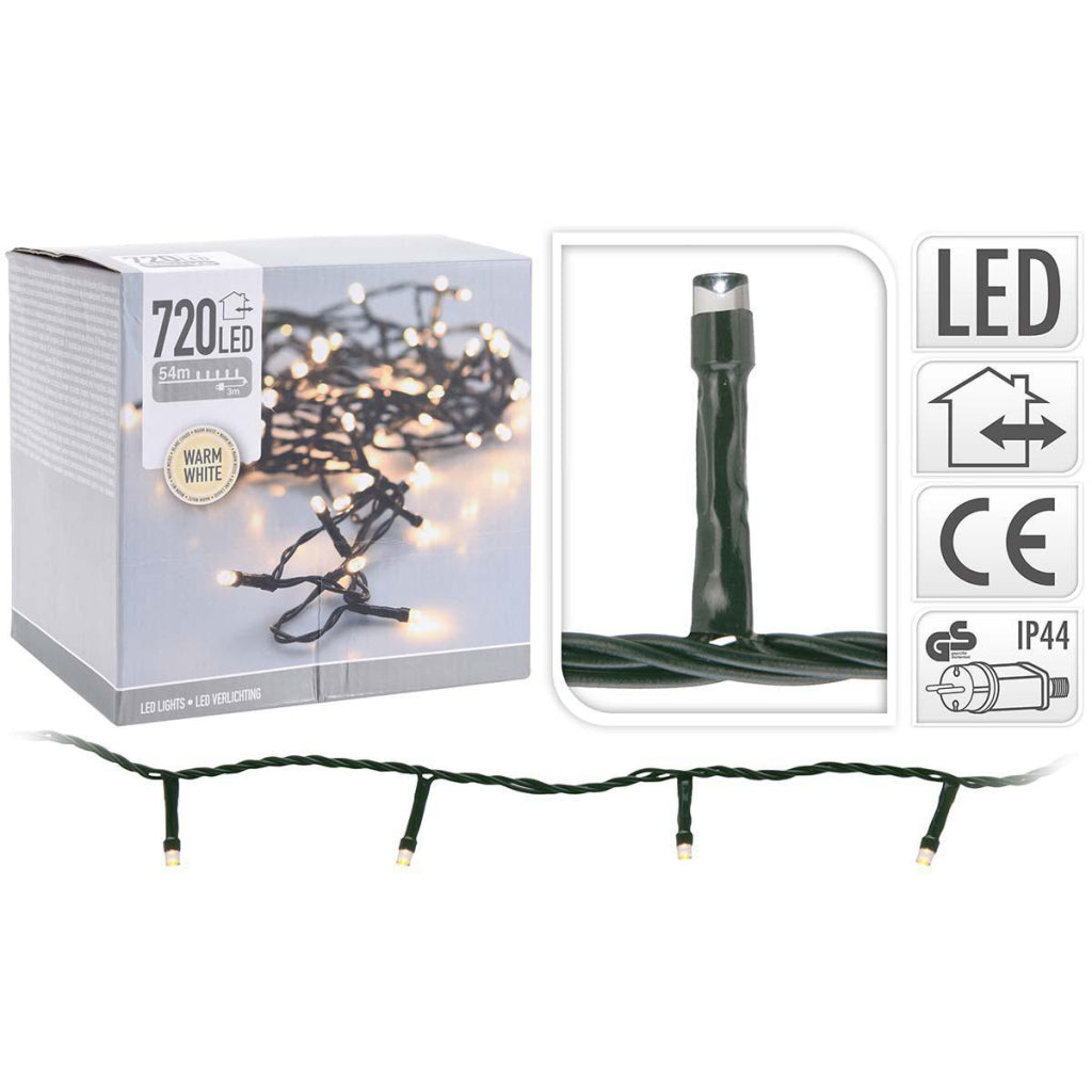 S.I.A. S.I.A. Luces de Navidad 54m 720 luces LED IP44