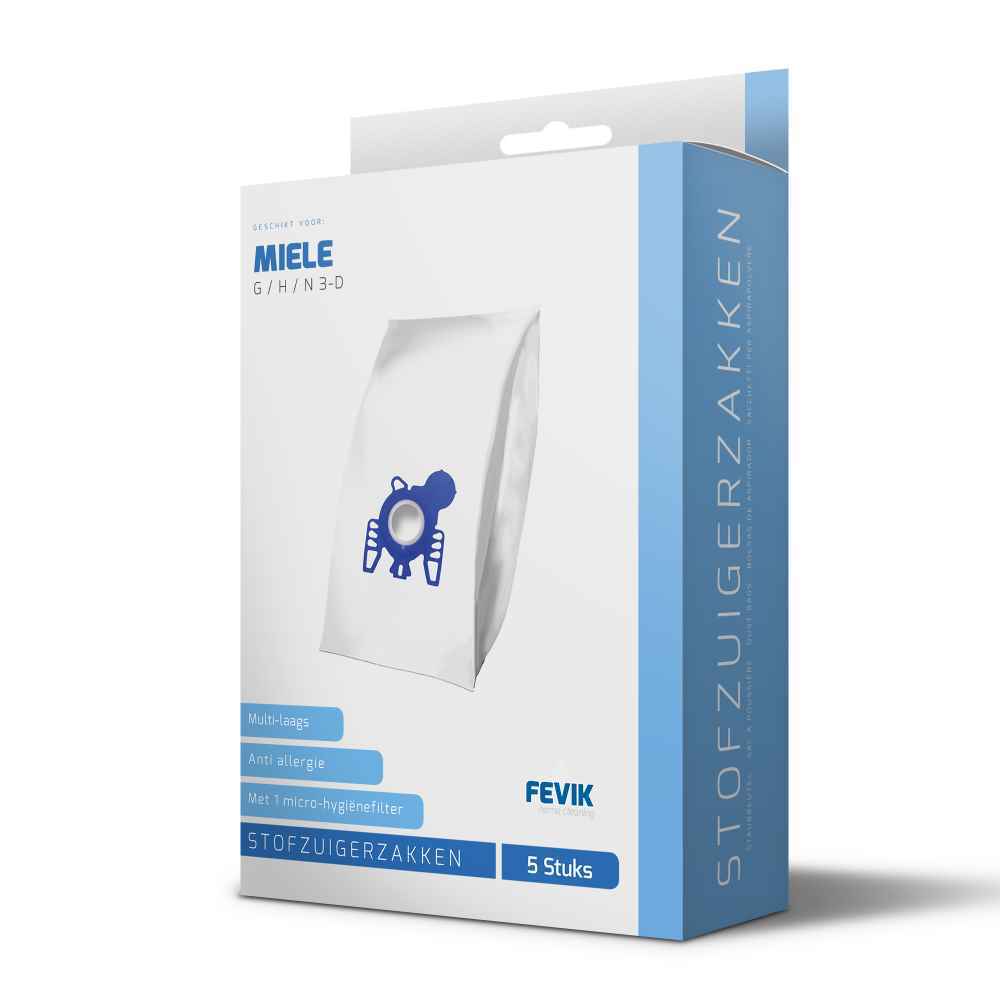 Sacchetti per aspirapolvere fevik Miele G n 3d 5 pezzi