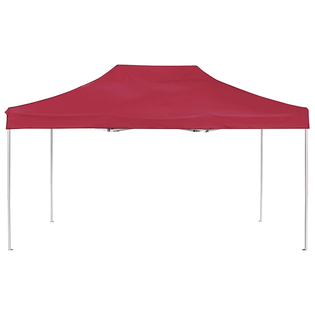 Vidaxl PartyTent Piegabile professionale 4.5x3 m Vino in alluminio