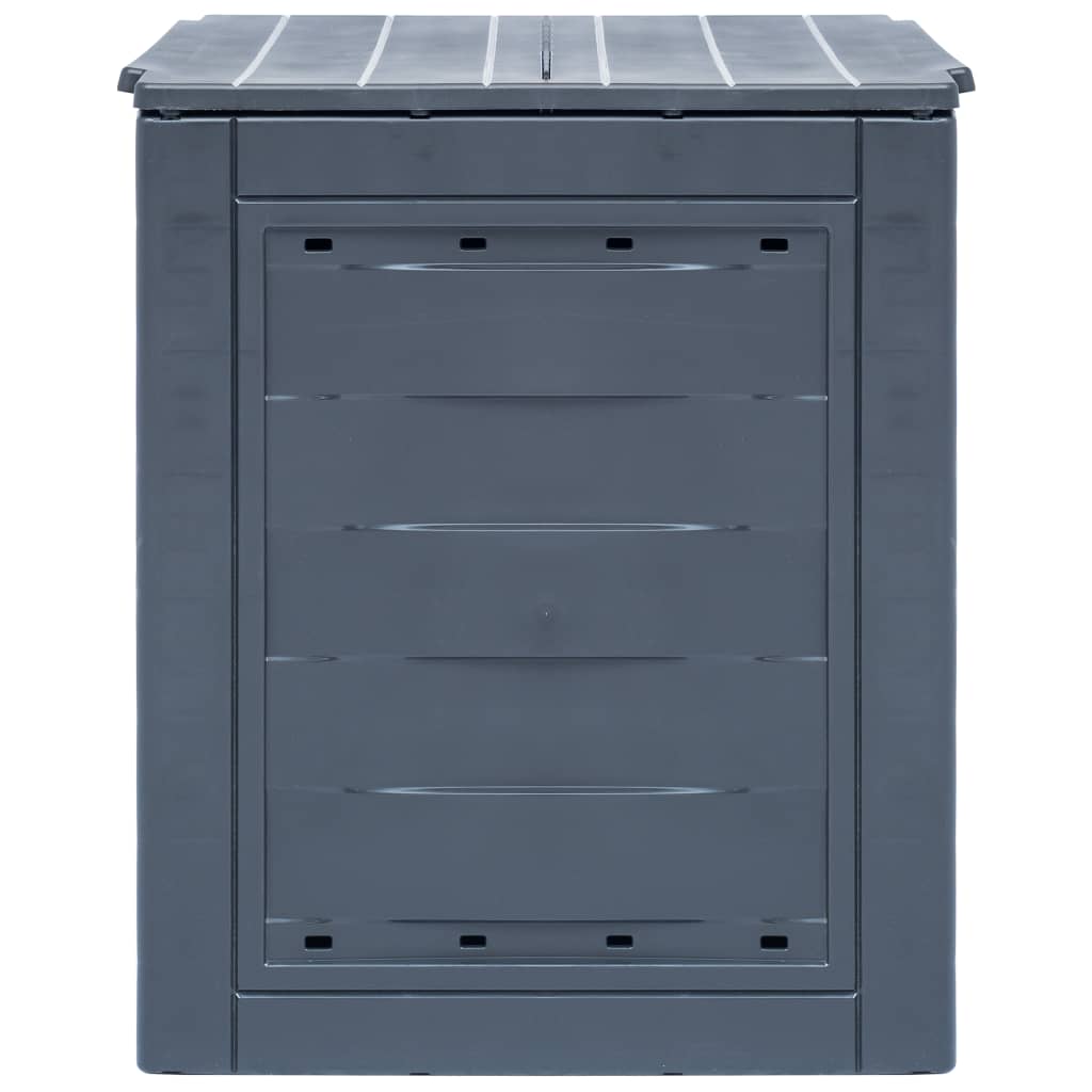 Vidaxl Compost Bin 260 L 60x60x73cm gris