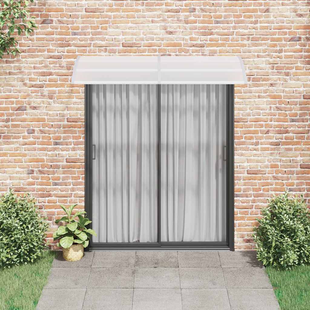 Vidaxl Port Canopy 200x75 cm PC grigio e trasparente