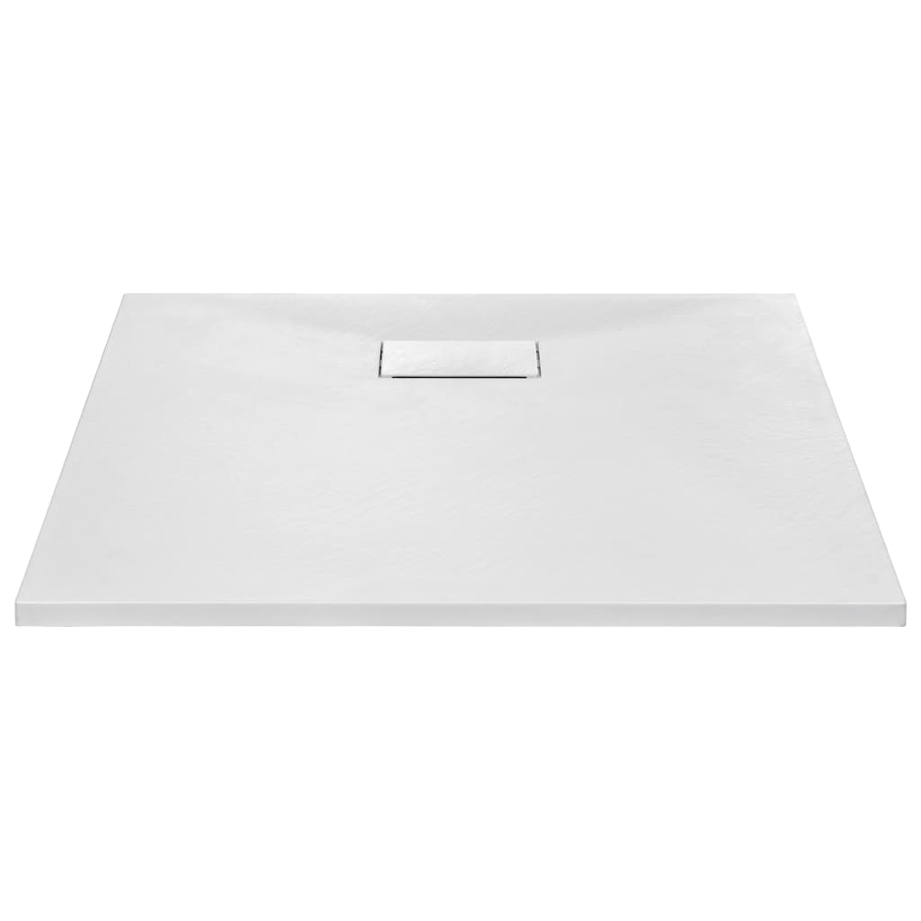 Bandeja de ducha Vidaxl 80x80 cm SMC White