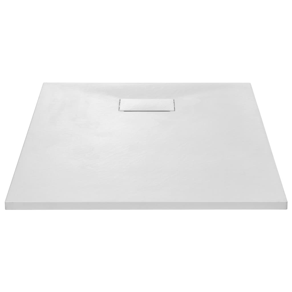 Vidaxl Doccia vassoio 100x80 cm SMC bianco
