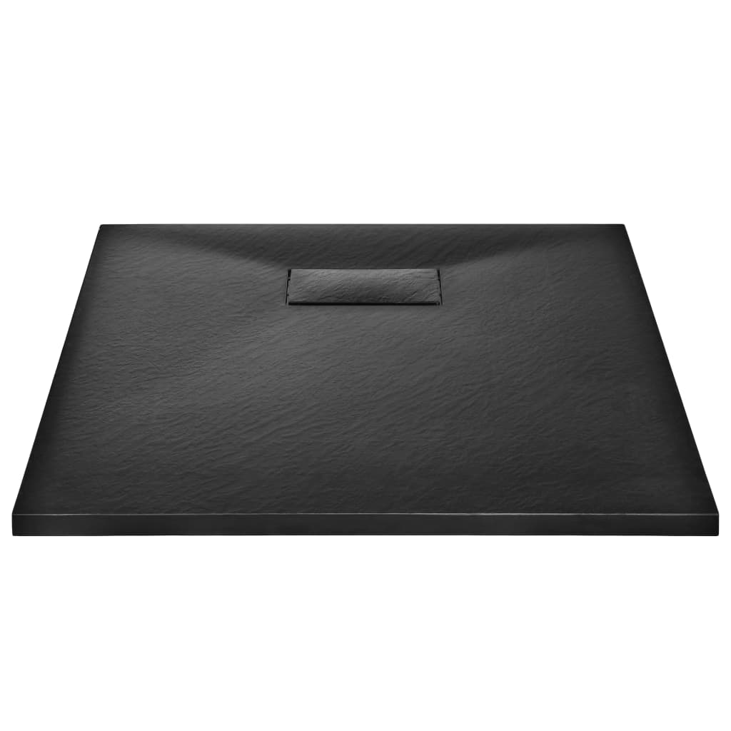 Vidaxl Doccia vassoio 90x70 cm SMC nero