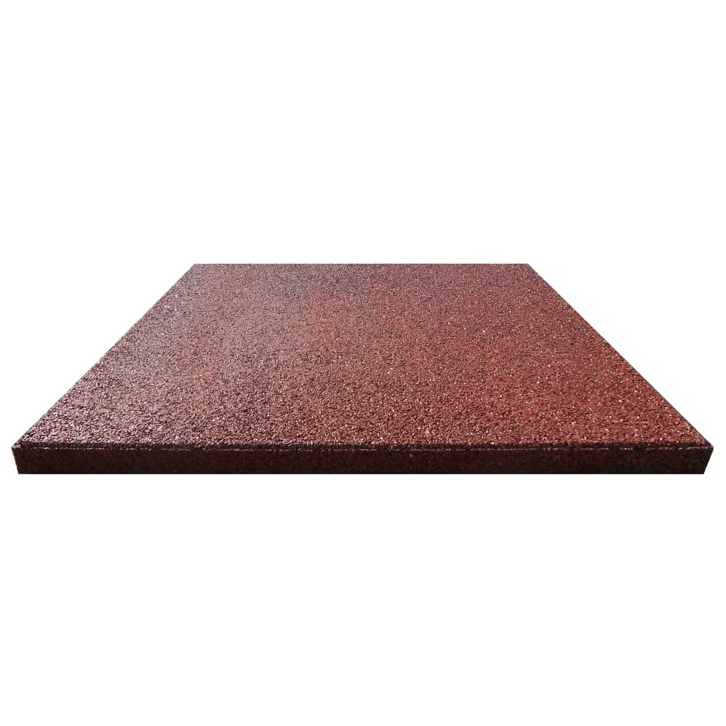 Vidaxl Valt piastrelle 18 St 50x50x3 cm Rosso