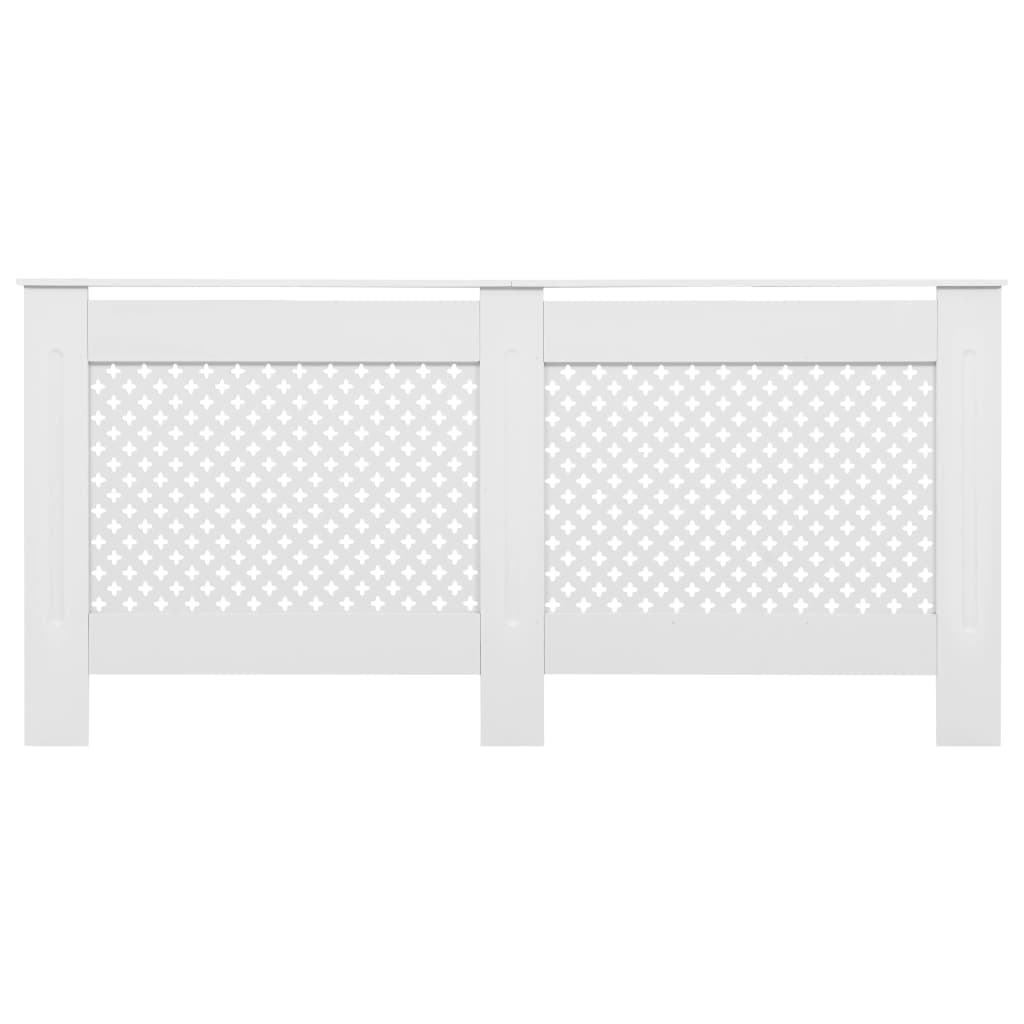 Vidaxl Radiatorom Construction 172x19x81.5 cm MDF bianco