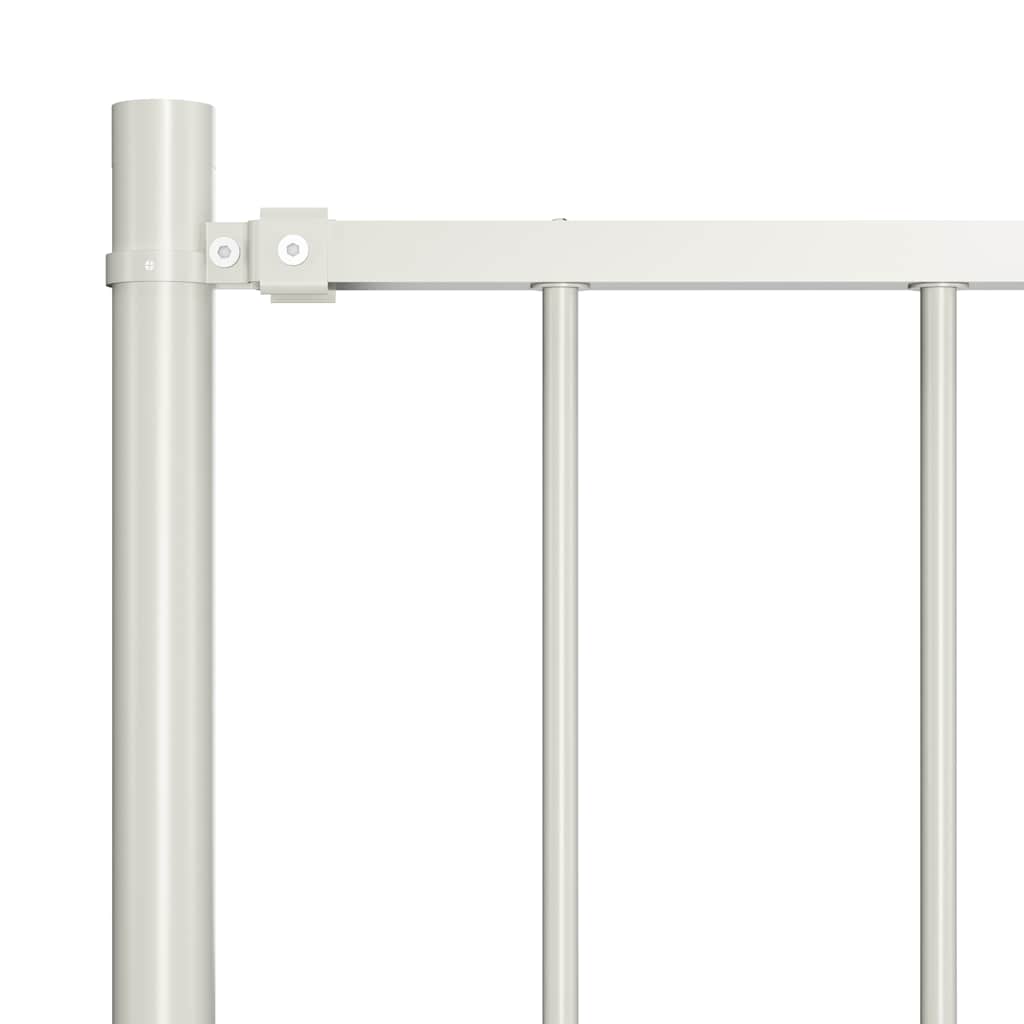 Vidaxl HEK Pannello con pali 1,7x1,25 m in polvere in polvere bianco