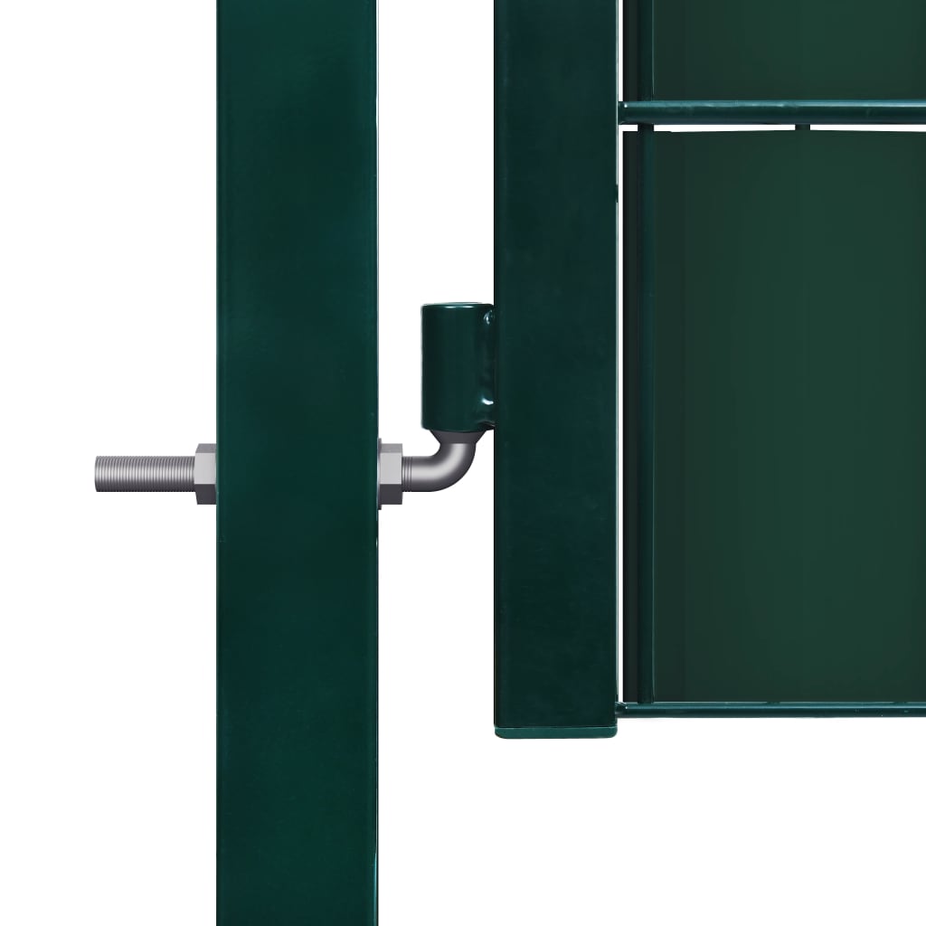 Vidaxl Porta 100x164 cm PVC e verde in acciaio