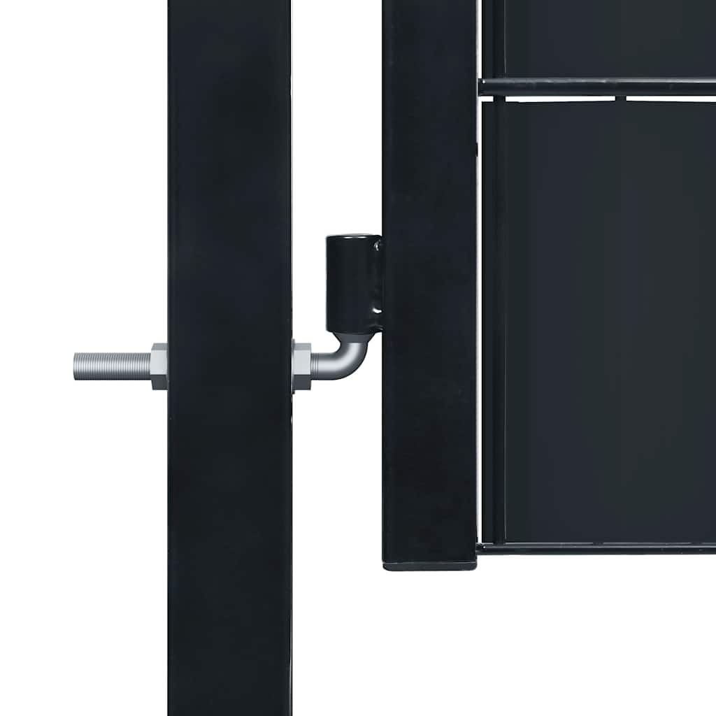 Vidaxl Porta 100x124 cm PVC e antracite in acciaio