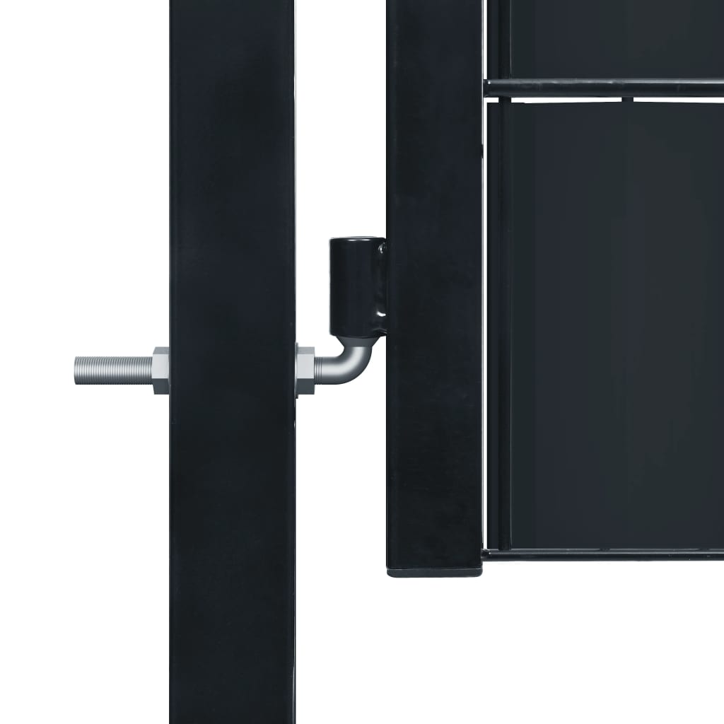 Porta Vidaxl 100x204 cm PVC e antracite in acciaio