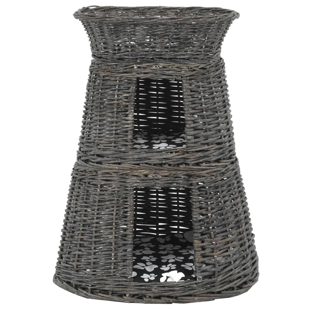 Vidaxl 3 partes Tasket con cojines 47x34x60 cm sauces
