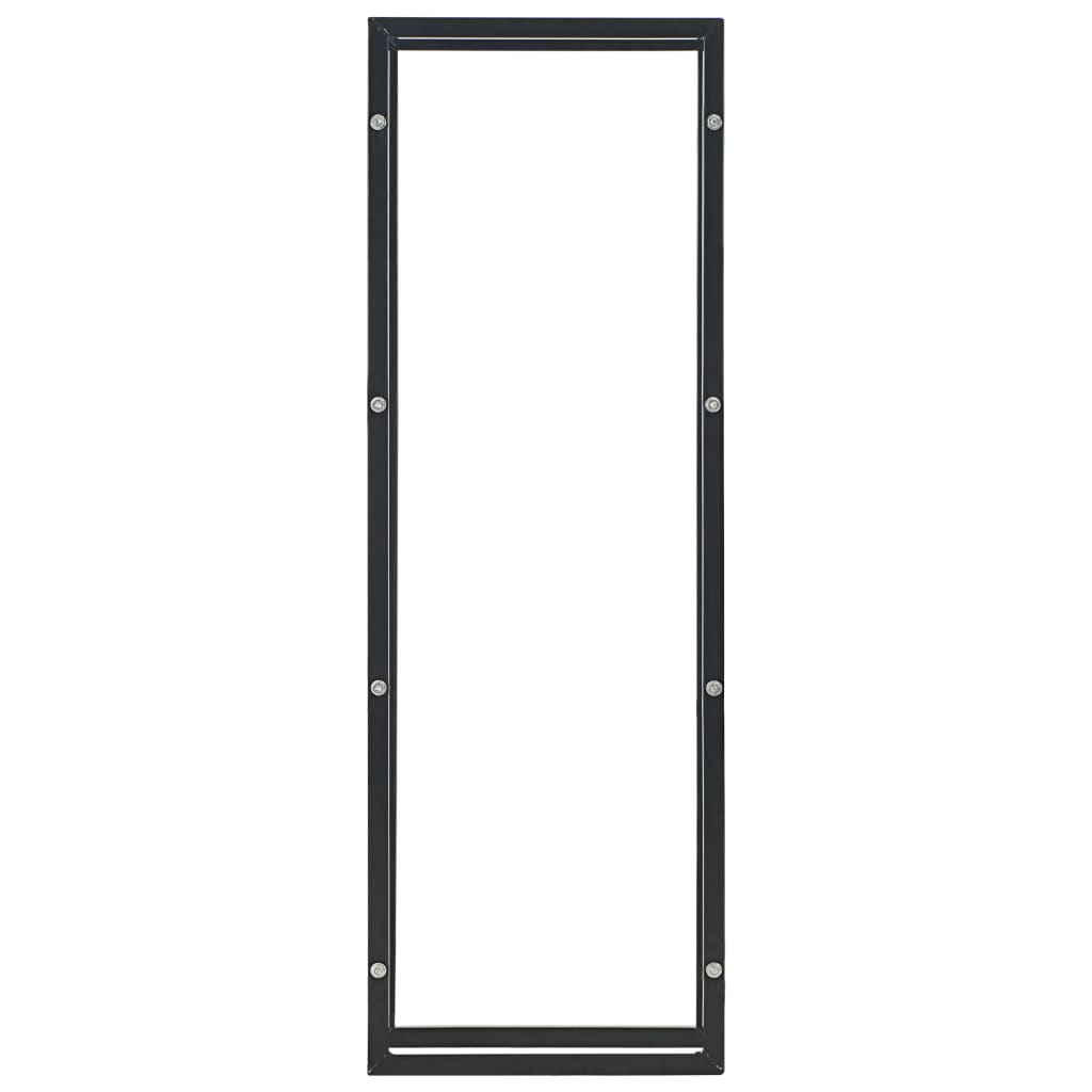 Vidaxl camino 50x20x150 cm in acciaio nero